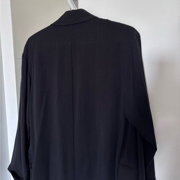 Zara Black Light Trench Jacket - Picture 6 of 6